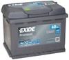 Авто акумулятор EA601 EXIDE