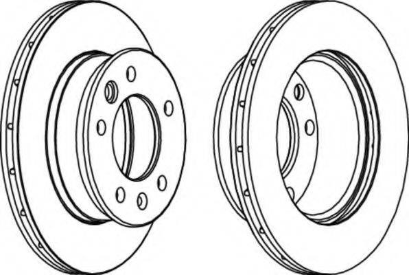 Ротор гальмівний FCR228A FERODO
