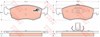 Колодки гальмівні дискові комплект GDB1588 TRW