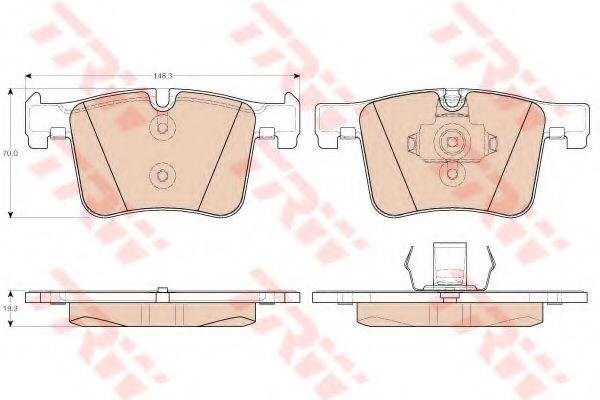 Тормозні колодки GDB1942 TRW