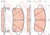 Колодки гальмівні передні, дискові GDB3437 TRW