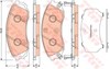 Колодки гальмівні передні, дискові GDB3448 TRW