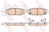 Задні гальмівні колодки GDB3568 TRW