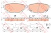 Колодки гальмівні дискові комплект GDB3611 TRW