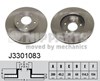 Диск гальмівний передній J3301083 NIPPARTS