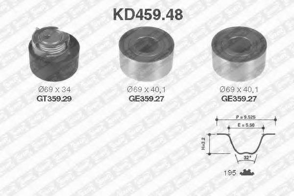 Ремни ГРМ KD45948 SNR