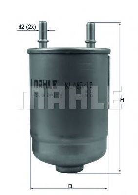 Фільтр паливний KL48519D MAHLE