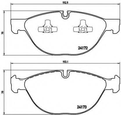 Гальмівні колодки P06058 BREMBO