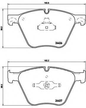 Тормозні колодки P06073 BREMBO