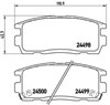 Колодки на гальмо задній дисковий P10004 BREMBO