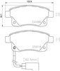 Задні дискові колодки P24066 BREMBO