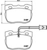 Колодки передні P44004 BREMBO