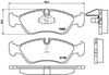 Колодки гальмівні дискові комплект P59017 BREMBO