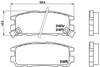 Задні дискові колодки P59021 BREMBO