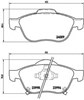 Тормозні колодки P83043 BREMBO