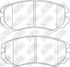 Колодки гальмівні передні, дискові PN0377 NIBK