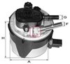 Фільтр палива S5170GC SOFIMA