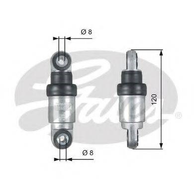 Натяжна планка поліклинового ременя T39215 GATES