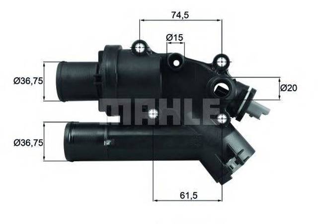 Кожух термостата TH4683 MAHLE