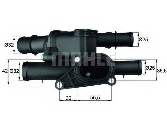 Термостат в зборі TM1105 MAHLE