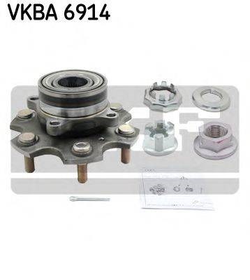Комплект підшипників  призначених для монтажу на маточину, роликові, з елементами монтажу VKBA6914