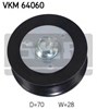 Ролик приводного ременя, паразитний VKM64060 SKF