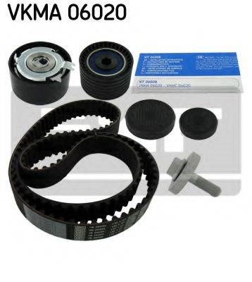 Ремінь ГРМ, комплект VKMA06020 SKF