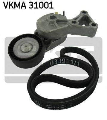 Комплект поліклинових ременів VKMA31001