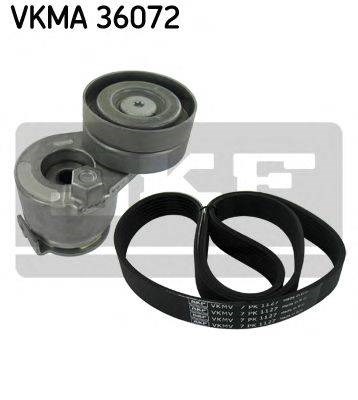 Ремінь приводний, агрегатів, комплект VKMA36072 SKF