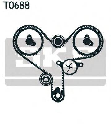 ГРМ ремень VKMC91304 SKF