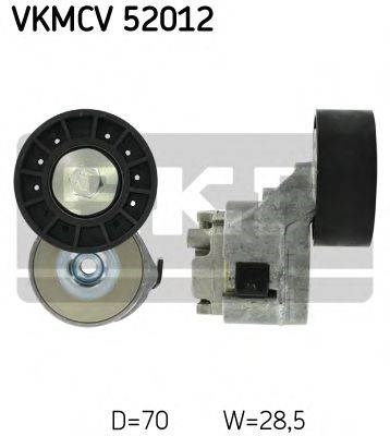 Натяжной ролик, поликлиновой  ремень VKMCV52012