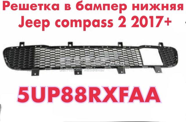 Решітка переднього бампера, центральна 5UP88RXFAA CHRYSLER
