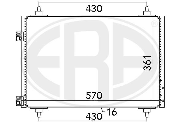 Конденсер 667068 ERA