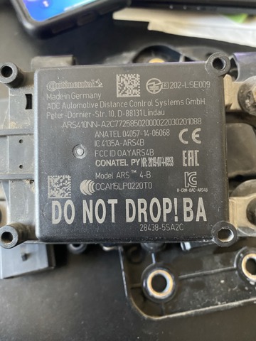 Радарний датчик дистанції 284385SA2C NISSAN