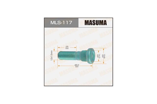 Шпилька колісна, задня MLS117 MASUMA