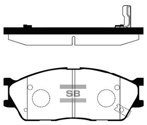 Тормозні колодки SP1164 HI-Q