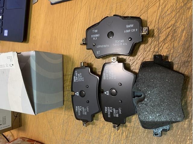 Колодки передні 34106882418 BMW