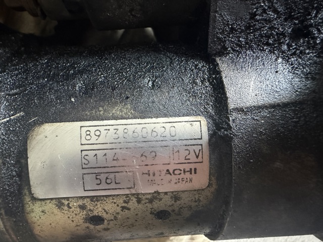 Стартер двигуна 8973860620 OPEL