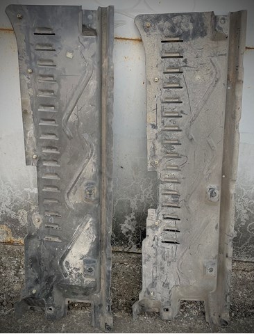Захист днища, задній правий 7H0825210B VAG