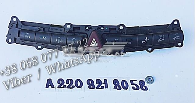 Блок кнопок центральної консолі A2208218058 MERCEDES
