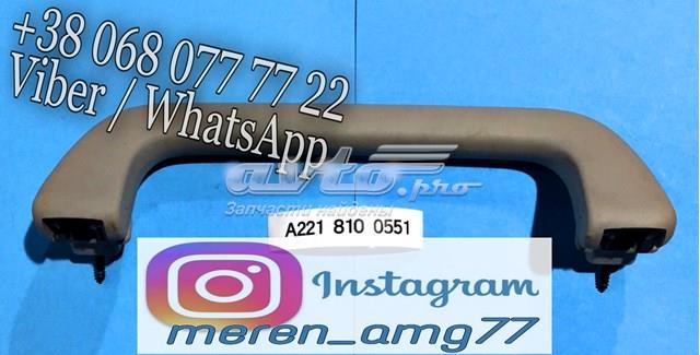 Поручні (тримачі) і гачок для одягу A2218100551 MERCEDES