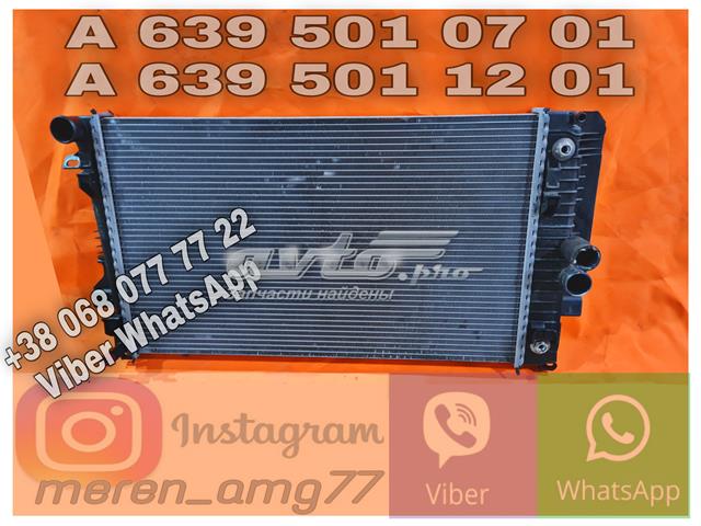 Радіатор двигуна A6395010701 MERCEDES
