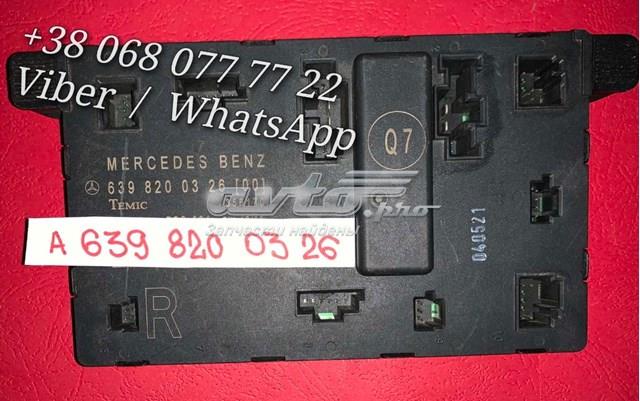 Блок комфорту передніх дверей A6398200326 MERCEDES