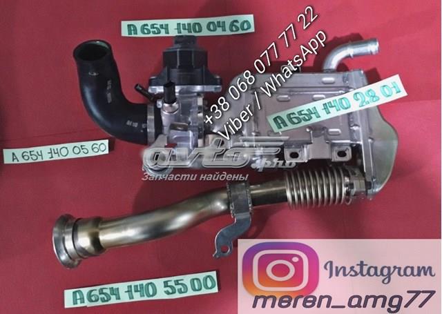 Шланги і трубки системи рециркуляції A6541400560 MERCEDES