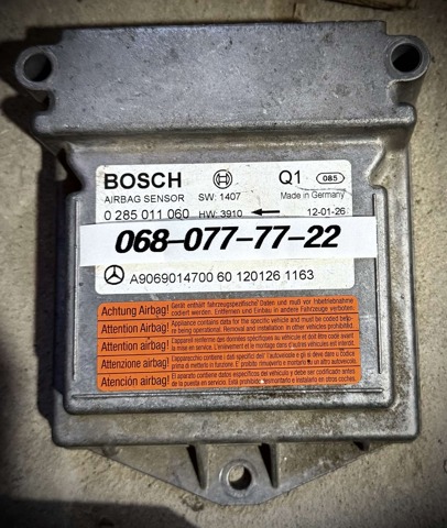Блок управління airbag A9069014700 MERCEDES
