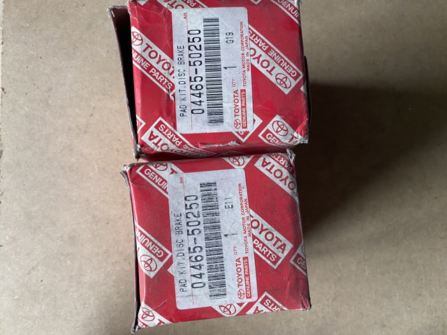 Колодки передні 0446550250 TOYOTA