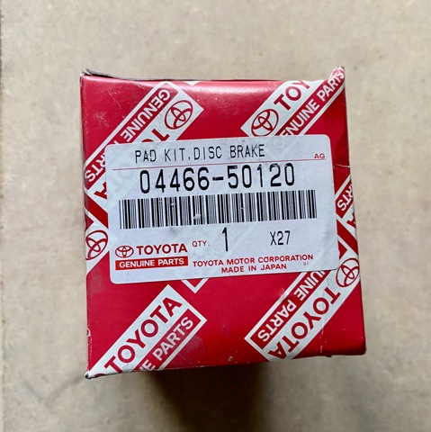 Комплект задніх колодок 0446650120 TOYOTA