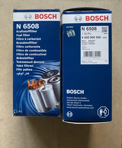 Фільтр тонкого очищення палива 0450906508 BOSCH