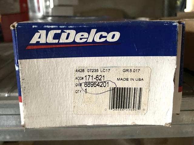 Колодки гальмівні дискові комплект 88964201 AC DELCO