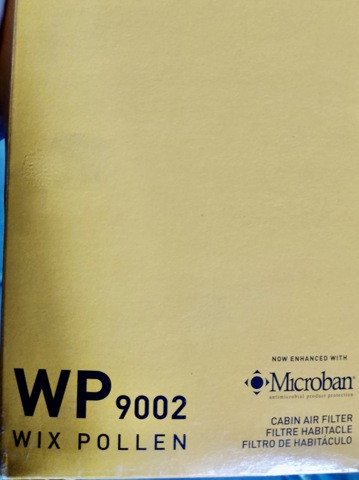 Фільтр салону WP9002 WIX
